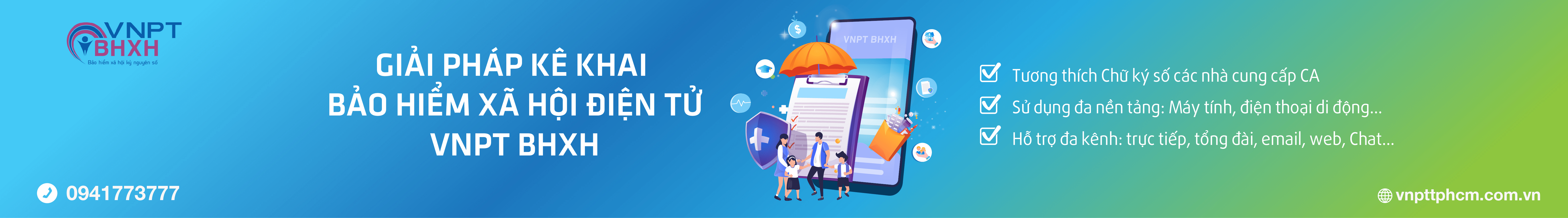 Dịch vụ kê khai Bảo hiểm xã hội trực tuyến (VNPT BHXH)