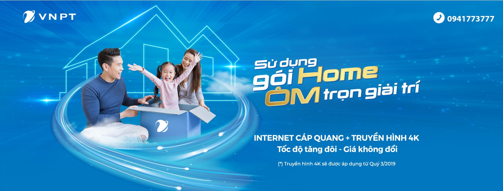 Sử dụng gói HOME – ÔM trọn giải trí