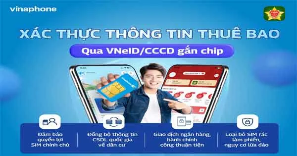 Hướng dẫn xác thực thông tin thuê bao vinaphone theo Thông tư 08/2026/TT-BKHCN